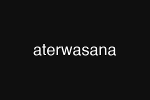 aterwasana